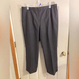 Size 20 W Pendleton Plus dress pants in dark gray